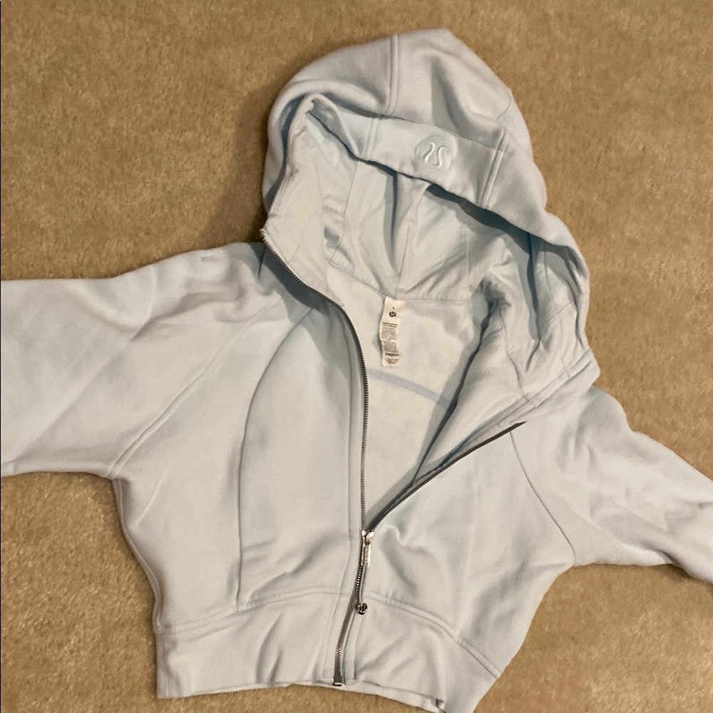 Lululemon Athletica Crop Blue Hoodie